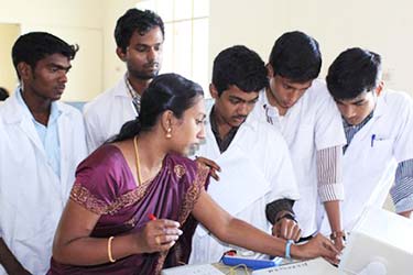 Theory and practical session for Alpha college engineering students