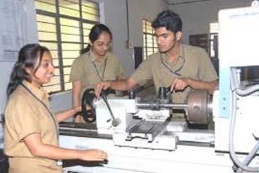 Alpha engineering students testing out mechanical equipment