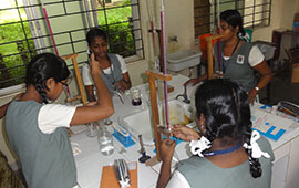 alpha matriculation school chennai - Chemistry lab